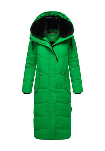 Navahoo Damen Winterjacke warmer Wintermantel Parka Winter Jacke lang gesteppt B976 [B976-Hinguck-Sma-Green-Gr.XXL] von Navahoo