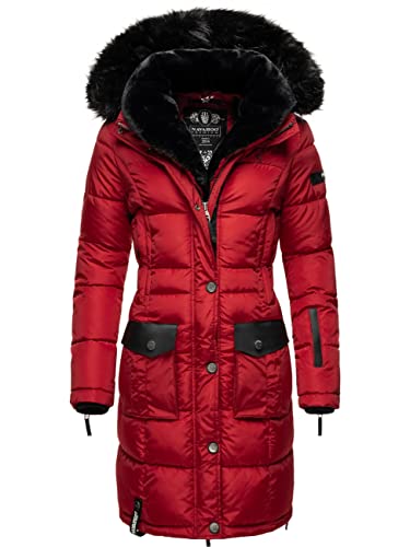 Navahoo Damen Warmer Winter Steppmantel Sinja Red Gr. XL von Navahoo