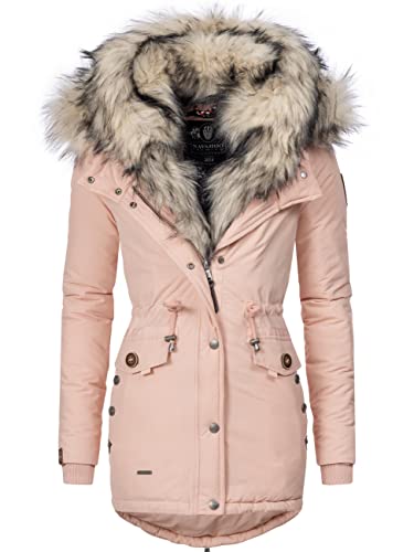 Navahoo Damen Warmer Winterparka mit Kapuze Sweety Rosa Gr. M von Navahoo