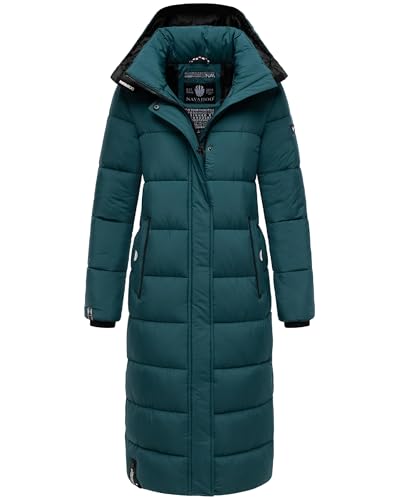 Navahoo Damen Wintermantel warmer Steppmantel lang mit abnehmbarer Kapuze Isalie Ocean Green Gr. L Navahoo Damen Wintermantel warmer Steppmantel lang mit abnehmbarer Kapuze Isalie Ocean Green Gr. L von Navahoo