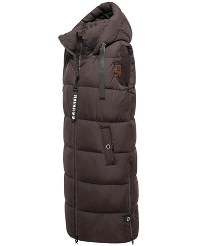 Navahoo Damen ärmellose lange Outdoorweste warme Winterjacke Schnuffelchen Choco Gr. L Navahoo Damen ärmellose lange Outdoorweste warme Winterjacke Schnuffelchen Choco Gr. L von Navahoo
