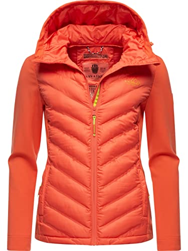 Navahoo Damen leichte Übergangsjacke Steppjacke mit Kapuze Nimm Mich Mit Peach Coral Gr. XS Navahoo Damen leichte Übergangsjacke Steppjacke mit Kapuze Nimm Mich Mit Peach Coral Gr. XS von Navahoo