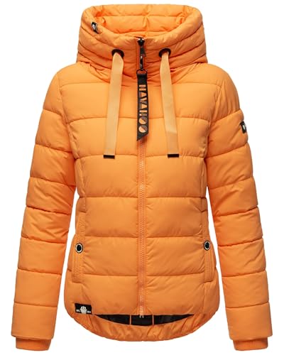 Navahoo Damen mitteldick gefütterte Winter Steppjacke Amayaa Apricot Sorbet Gr. M von Navahoo