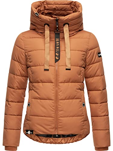 Navahoo Damen mitteldick gefütterte Winter Steppjacke Amayaa Rusty Cinnamon Gr. M von Navahoo