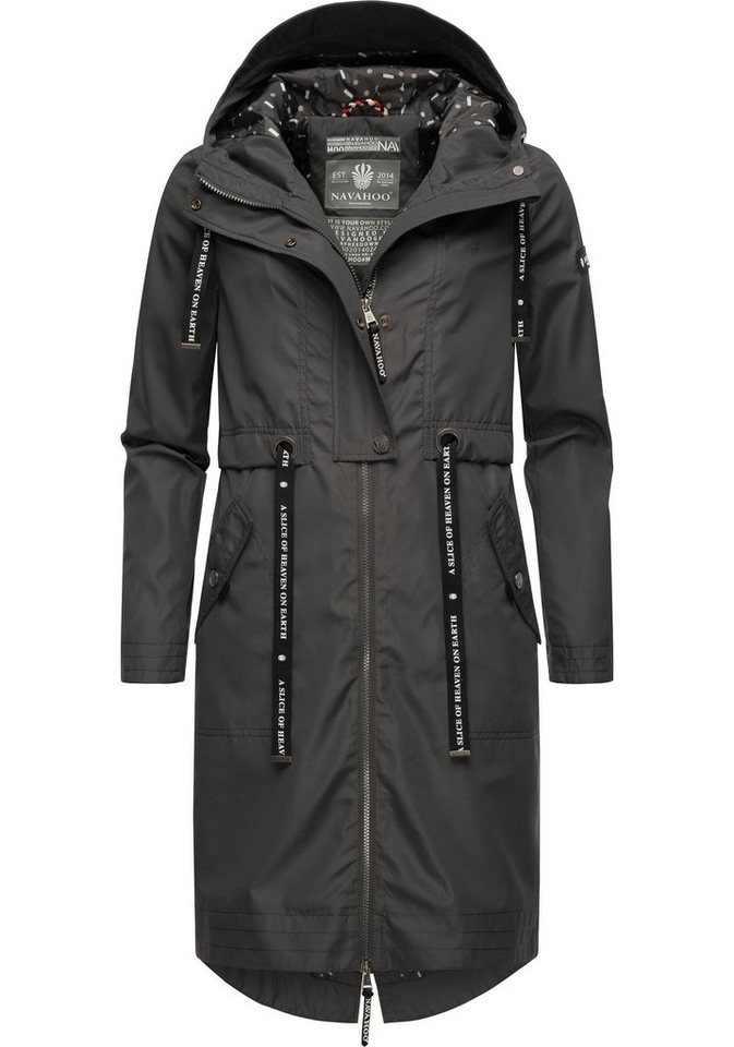 Navahoo Funktionsparka Josinaa stylische Übergangs Outdoorjacke mit Kapuze von Navahoo