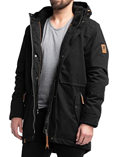 Navahoo Herren Winterjacke Wintermantel Manaka Schwarz Gr. L von Navahoo