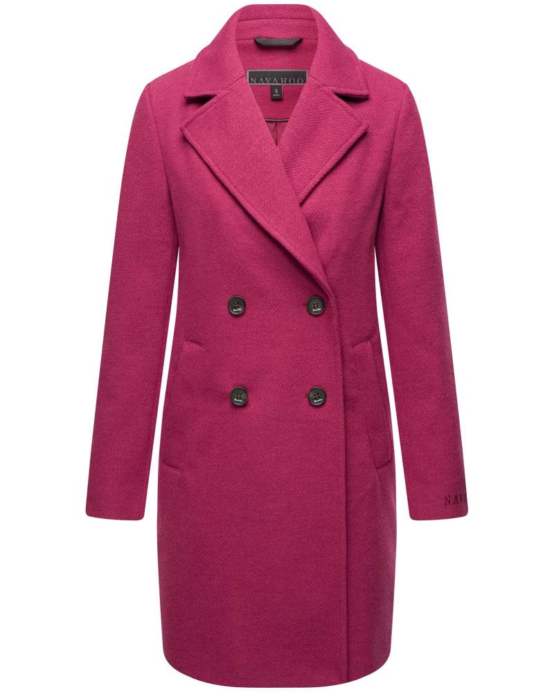 Navahoo Kurzmantel "Frostjuwel 14" Klassischer Damen Mantel in Woll-Optik von Navahoo