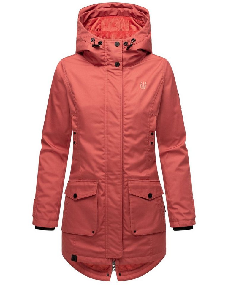 Navahoo Parka Brinjaa Modischer Winter Kurzmantel mit zahlreichen Taschen von Navahoo