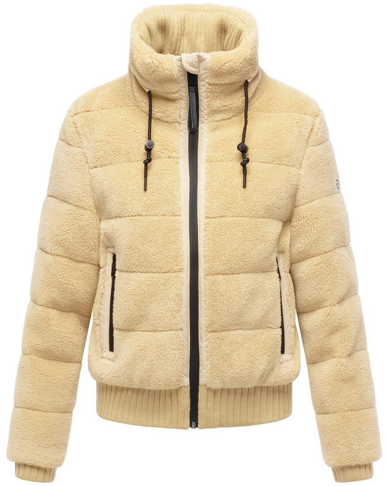 Navahoo Plüschjacke Schneepuder 14 warme Damen Teddyjacke für den Winter von Navahoo