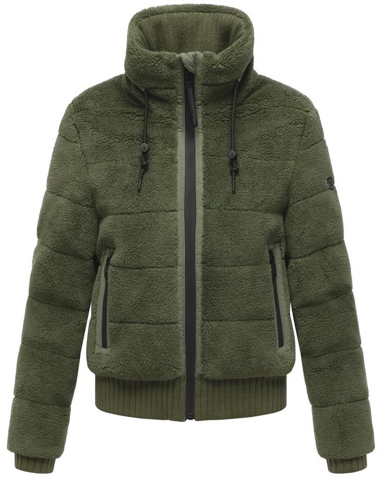 Navahoo Plüschjacke Schneepuder 14 warme Damen Teddyjacke für den Winter von Navahoo