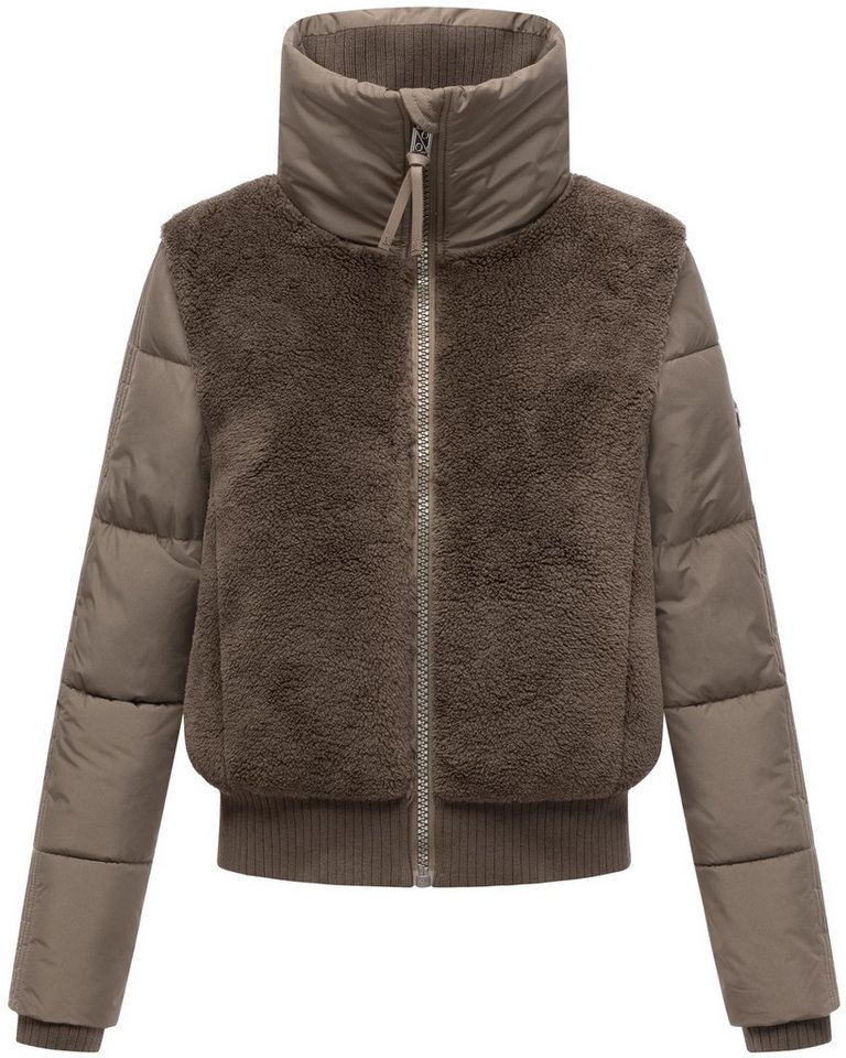 Navahoo Plüschjacke Teddyzone 14 Teddy-Fleece Jacke mit hohem Kragen von Navahoo