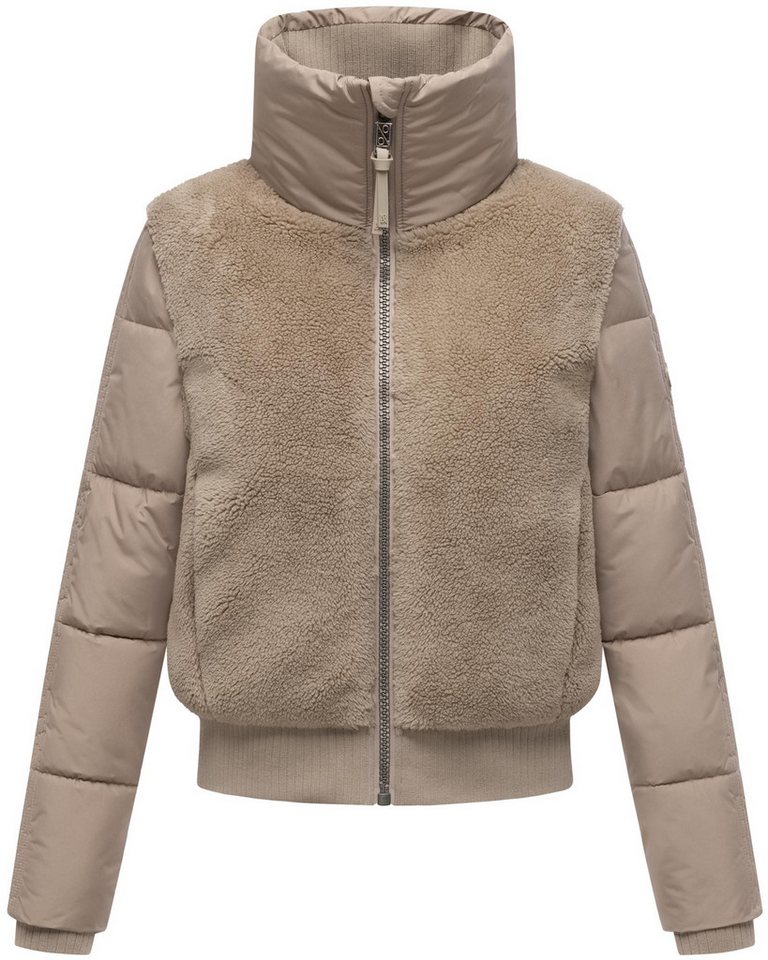 Navahoo Plüschjacke Teddyzone 14 Teddy-Fleece Jacke mit hohem Kragen von Navahoo