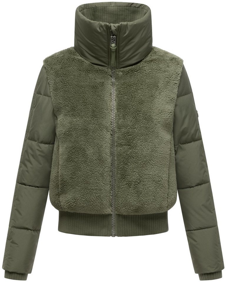 Navahoo Plüschjacke Teddyzone 14 Teddy-Fleece Jacke mit hohem Kragen von Navahoo