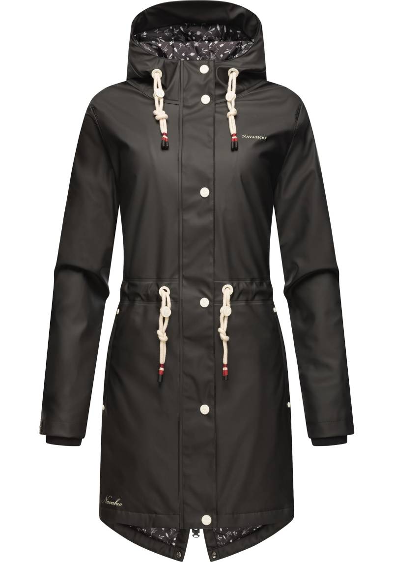 Navahoo Regenjacke "Flower of Ocean" mit Kapuze Wasserdichter Damen Outdoor Regenmantel von Navahoo