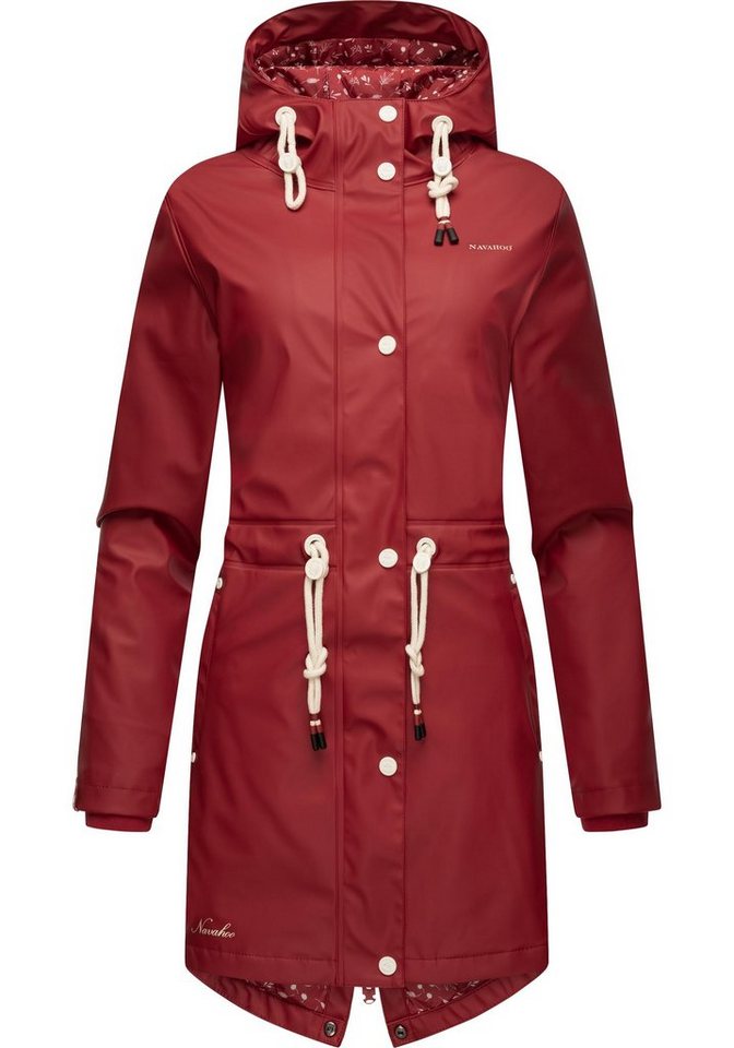 Navahoo Regenjacke Flower of Ocean Wasserdichter Damen Outdoor Regenmantel von Navahoo