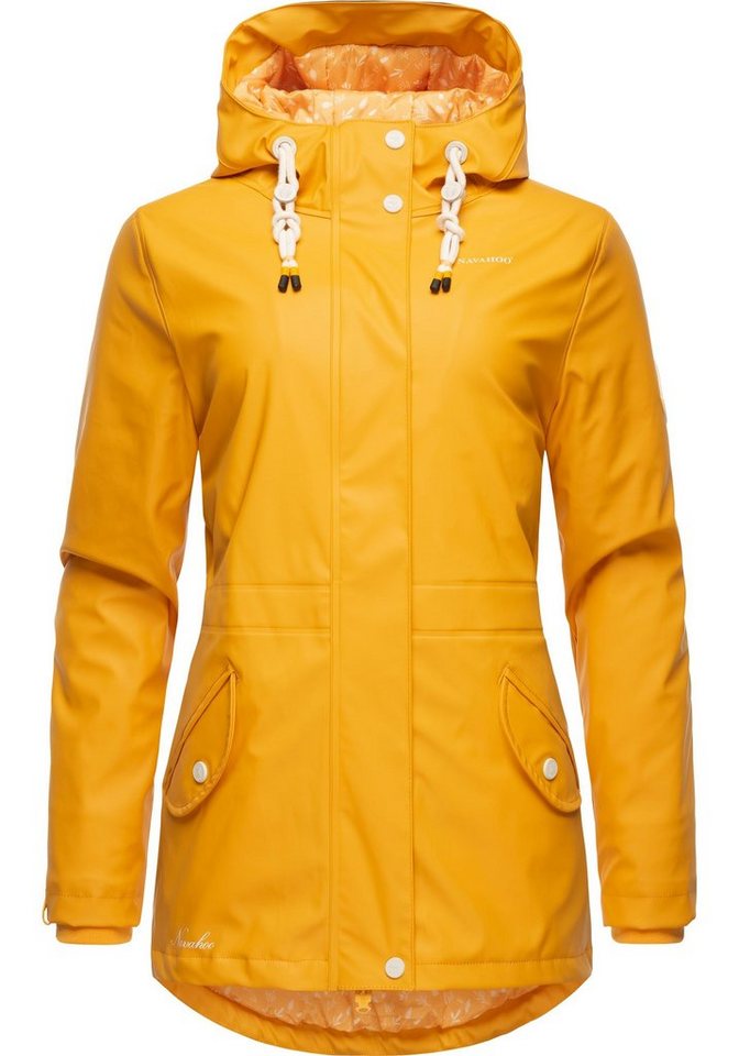 Navahoo Regenjacke Oceans Heart stylischer wasserdichter Regenmantel mit Kapuze von Navahoo