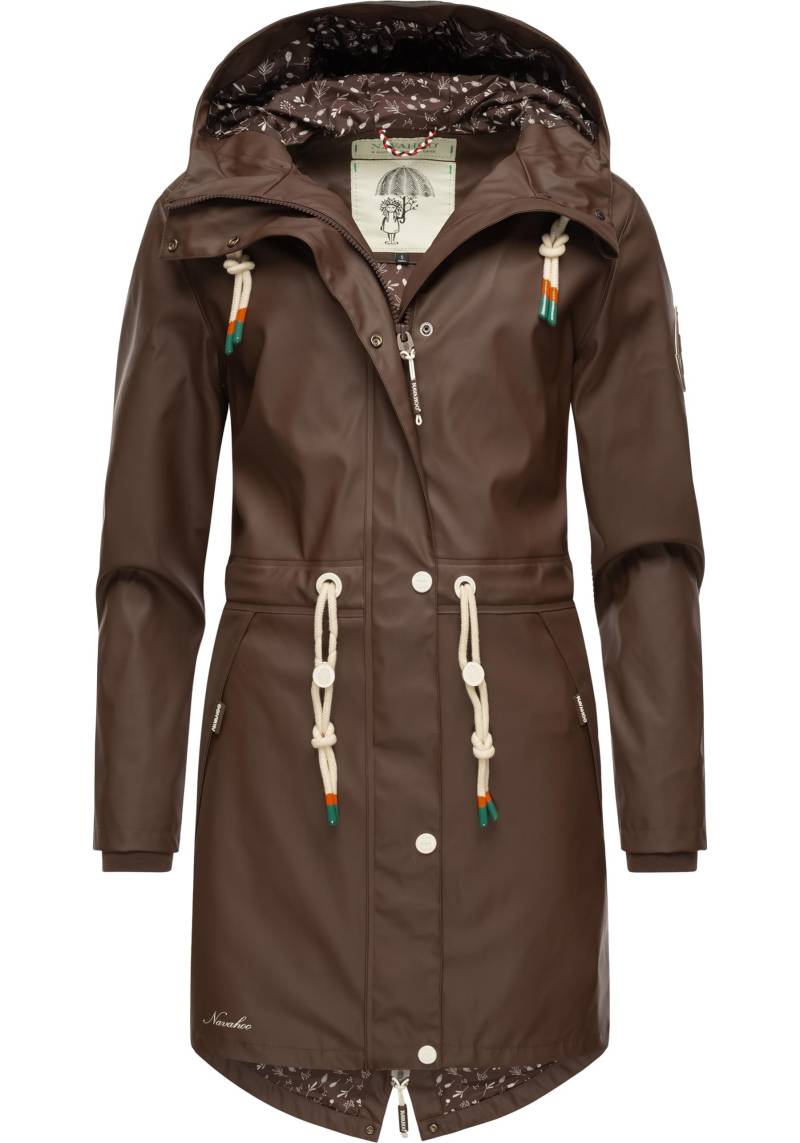 Navahoo Regenjacke "Tropical Stormoo" mit Kapuze Wasserdichter Damen Outdoor Regenmantel von Navahoo