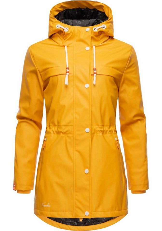 Navahoo Regenmantel Rainy Forest modischer Damen Outdoor Regenparka von Navahoo