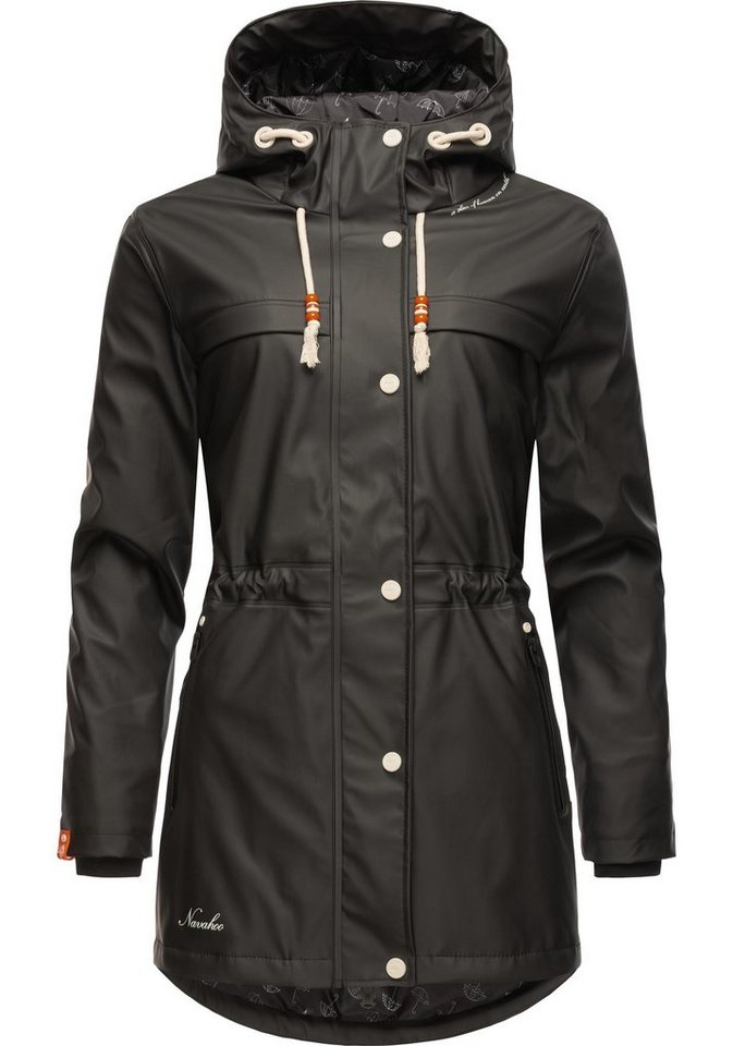 Navahoo Regenmantel Rainy Forest modischer Damen Outdoor Regenparka von Navahoo