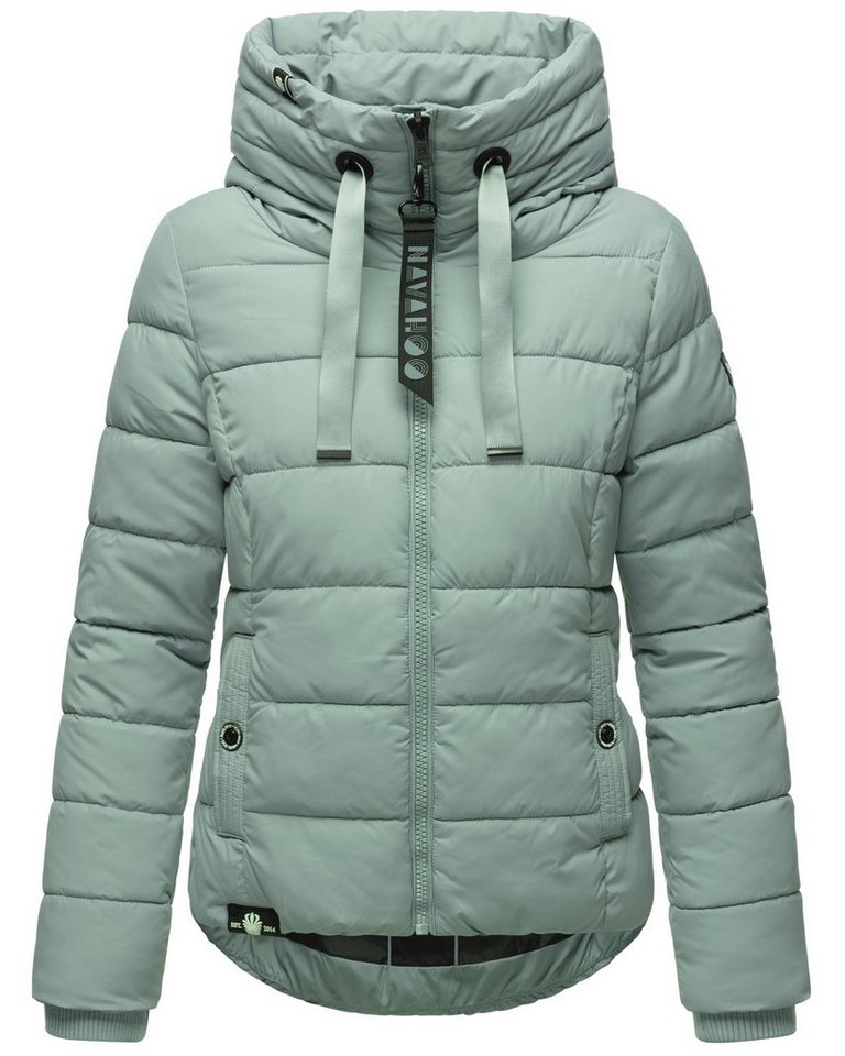 Navahoo Steppjacke Amayaa stylische Damen Winterjacke mit coolen Applikationen von Navahoo