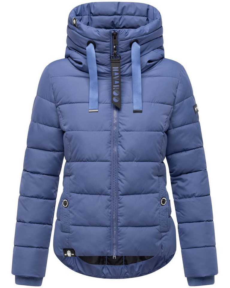 Navahoo Steppjacke Amayaa stylische Damen Winterjacke mit coolen Applikationen von Navahoo