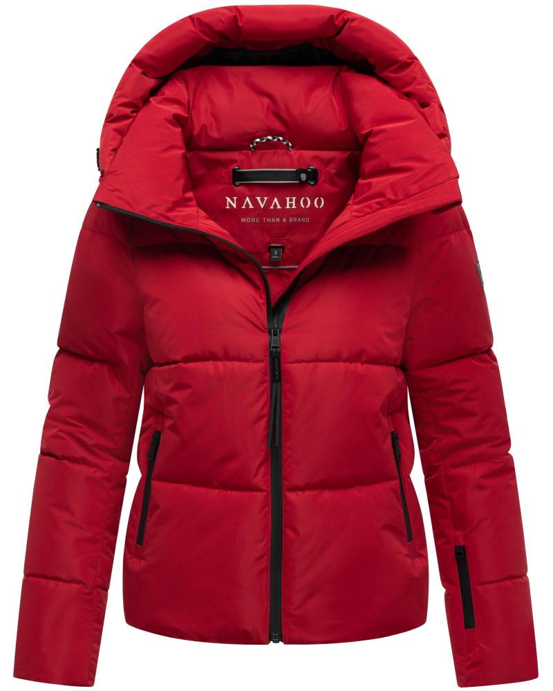 Navahoo Steppjacke "Frostherz XIV" mit Kapuze Kurze gesteppte Damen Winterjacke mit abnehmbarer Kapuze von Navahoo