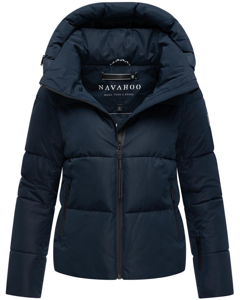Navahoo Steppjacke Frostherz XIV Kurze gesteppte Damen Winterjacke mit abnehmbarer Kapuze von Navahoo