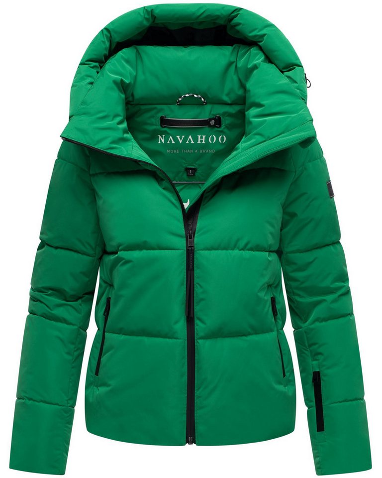 Navahoo Steppjacke Frostherz XIV Kurze gesteppte Damen Winterjacke mit abnehmbarer Kapuze von Navahoo