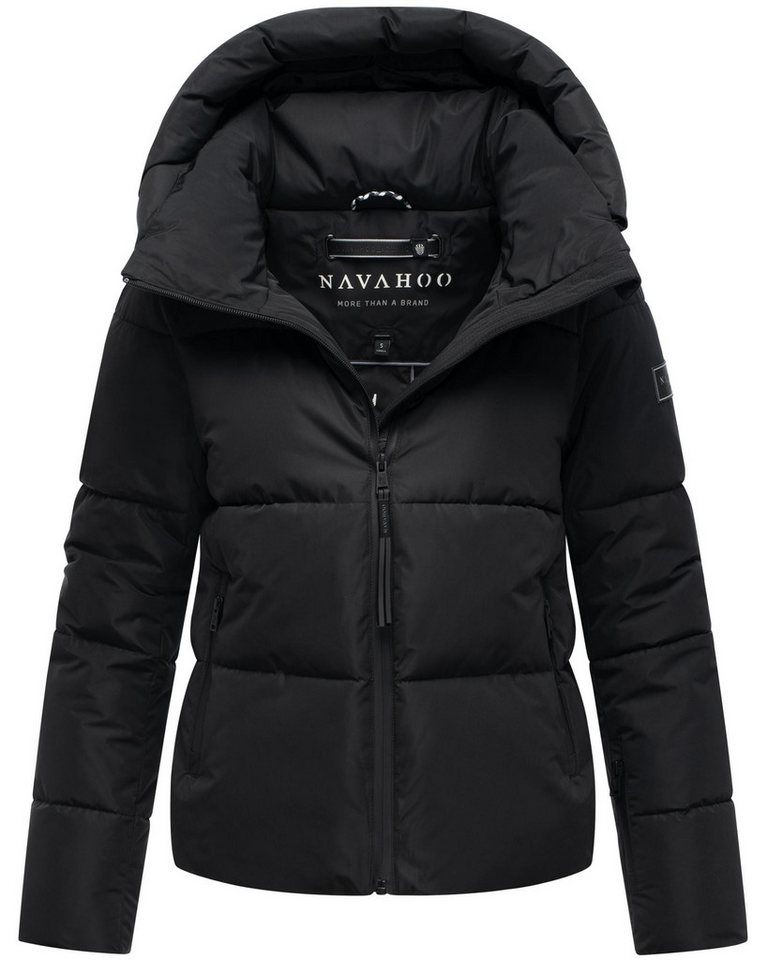 Navahoo Steppjacke Frostherz XIV Kurze gesteppte Damen Winterjacke mit abnehmbarer Kapuze von Navahoo