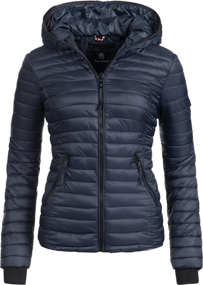 Navahoo Steppjacke Kimuk leichte Übergangsjacke mit Kapuze von Navahoo