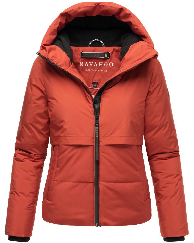 Navahoo Steppjacke "Liebesküken XIV" mit Kapuze modische Damen Winterjacke mit Fleece-Innenfutter von Navahoo
