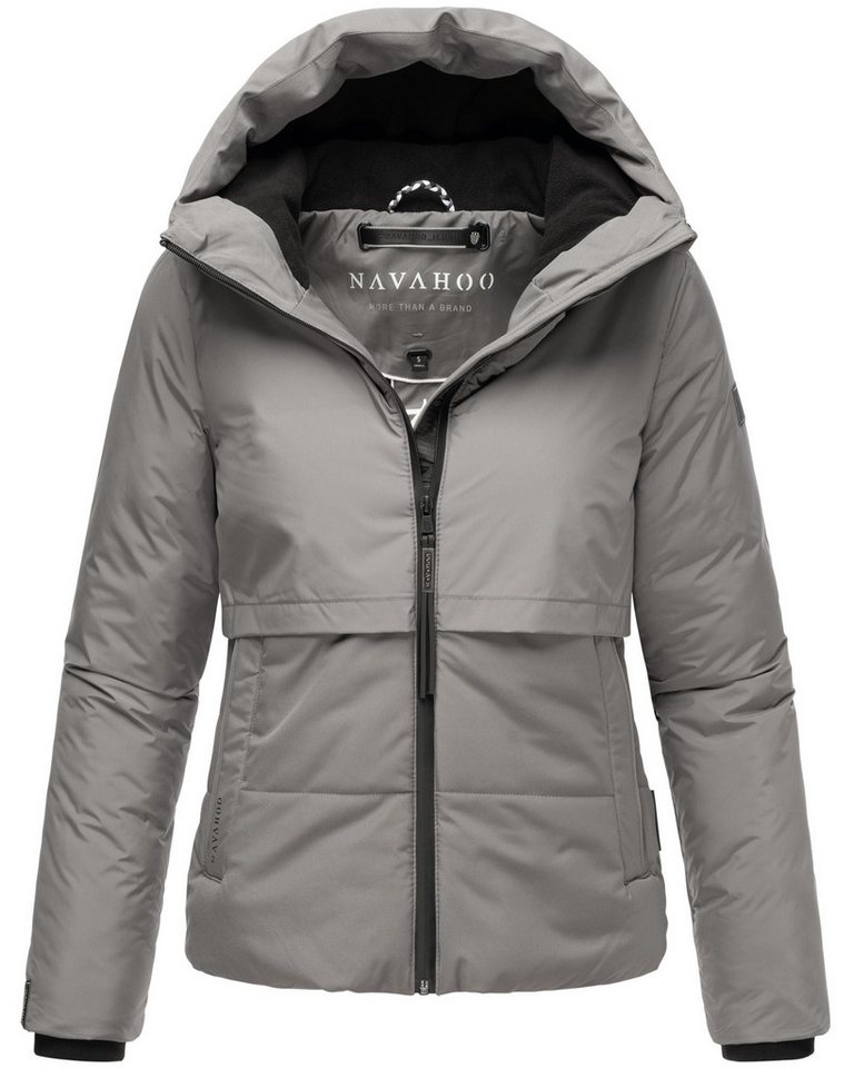 Navahoo Steppjacke Liebesküken XIV modische Damen Winterjacke mit Fleece-Innenfutter von Navahoo