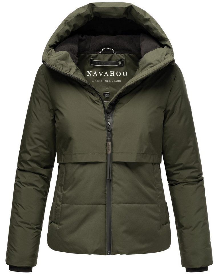 Navahoo Steppjacke Liebesküken XIV modische Damen Winterjacke mit Fleece-Innenfutter von Navahoo