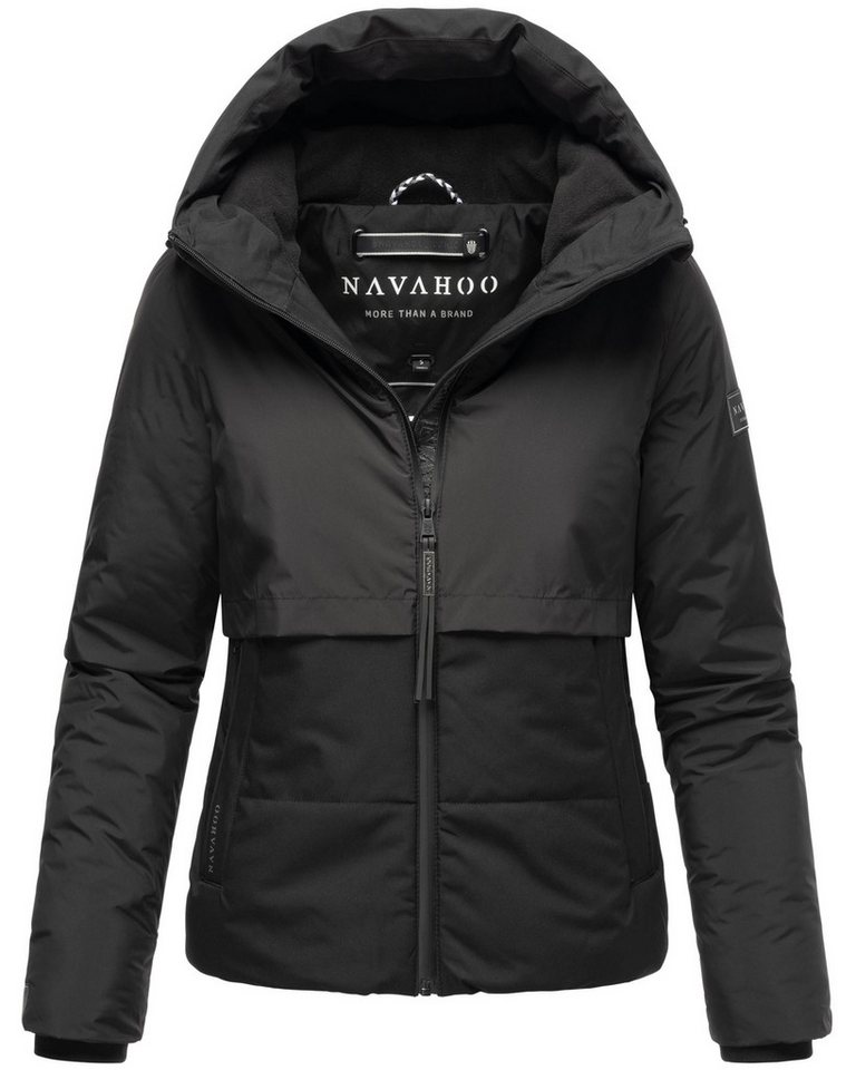 Navahoo Steppjacke Liebesküken XIV modische Damen Winterjacke mit Fleece-Innenfutter von Navahoo