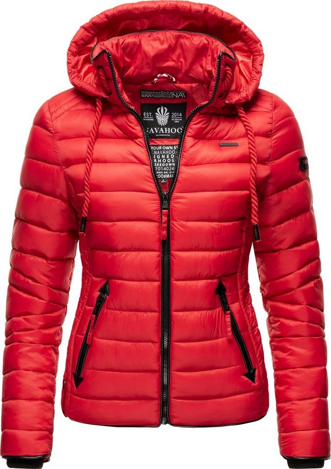 Navahoo Steppjacke Lulana leichte Übergangsjacke mit Kapuze von Navahoo