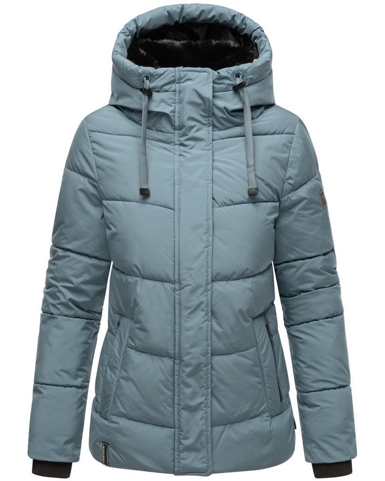 Navahoo Steppjacke Sag ja XIV Warme gesteppte Winterjacke mit Kapuze von Navahoo