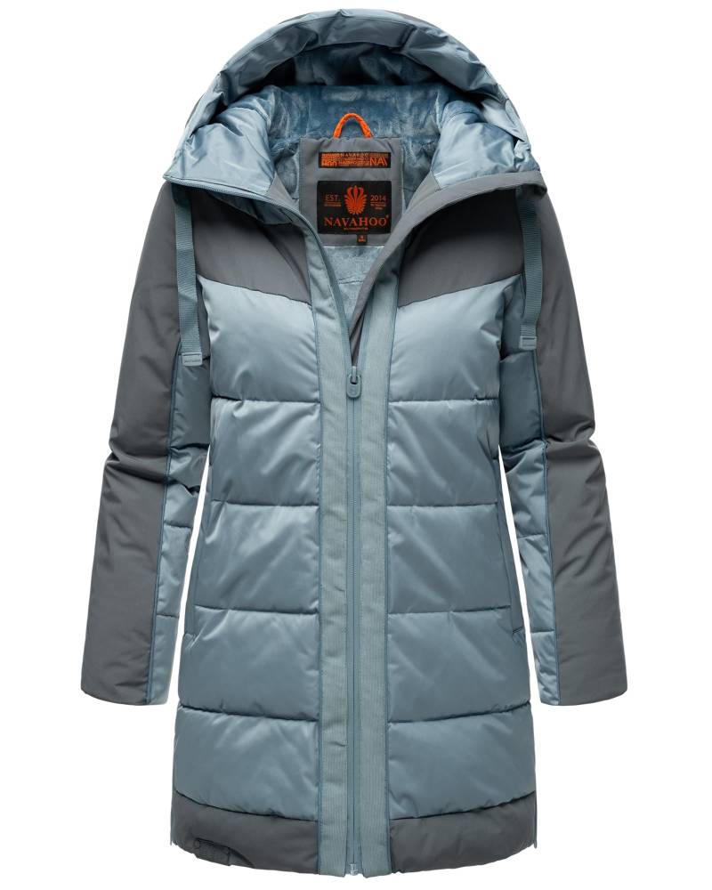 Navahoo Steppjacke "Samtkätzchen" mit Kapuze Modischer, gesteppter Damen Winter Kurzmantel von Navahoo