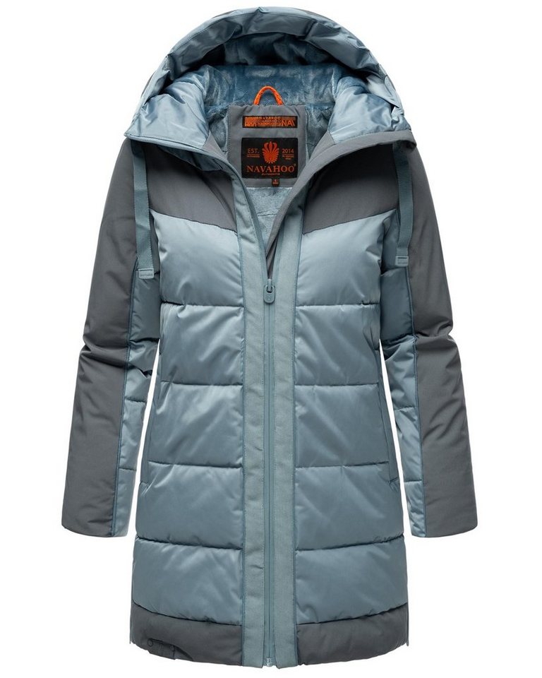 Navahoo Steppjacke Samtkätzchen Modischer, gesteppter Damen Winter Kurzmantel von Navahoo