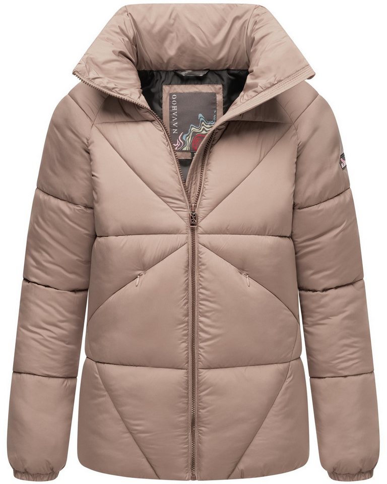 Navahoo Steppjacke Schokolinaa 14 Winterjacke mit modischer Steppung & hohem Kragen von Navahoo