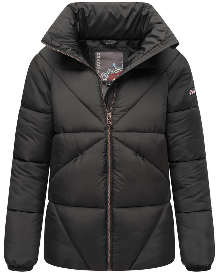 Navahoo Steppjacke Schokolinaa 14 Winterjacke mit modischer Steppung & hohem Kragen von Navahoo