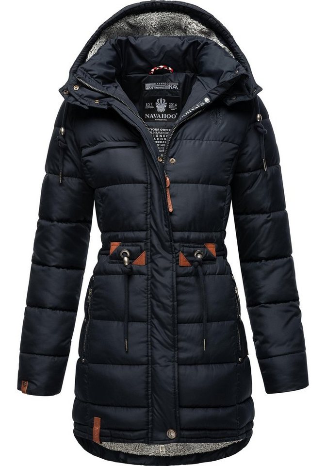 Navahoo Steppmantel Daliee Stylischer Winterparka mit abnehmbarer Kapuze von Navahoo
