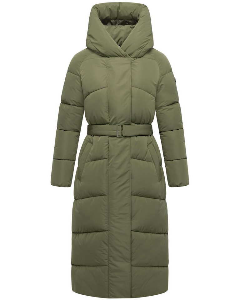 Navahoo Steppmantel Eisblick 14 Gesteppter Damen Mantel mit Taillengürtel von Navahoo