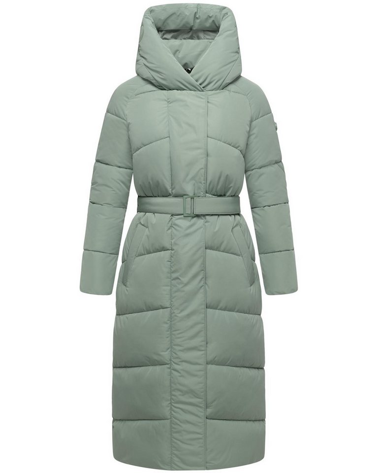 Navahoo Steppmantel Eisblick 14 Gesteppter Damen Mantel mit Taillengürtel von Navahoo