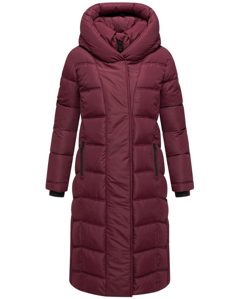 Navahoo Steppmantel Engelsfeder XIV Langer Wintermantel mit innenliegenden Rucksackträgern von Navahoo