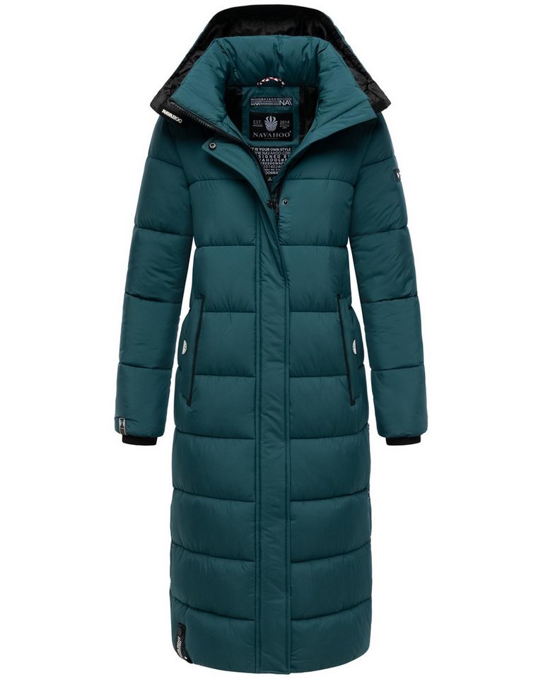 Navahoo Steppmantel Isalie zeitloser Wintermantel mit abnehmbarer Kapuze von Navahoo