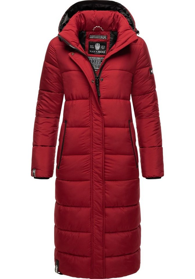 Navahoo Steppmantel Isalie zeitloser Wintermantel mit abnehmbarer Kapuze von Navahoo