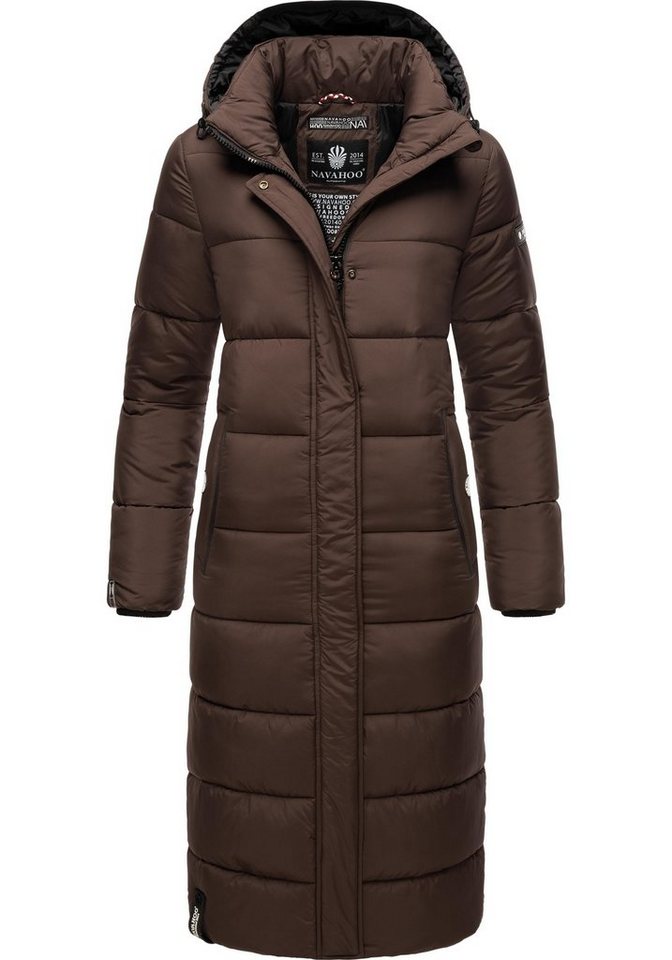 Navahoo Steppmantel Isalie zeitloser Wintermantel mit abnehmbarer Kapuze von Navahoo