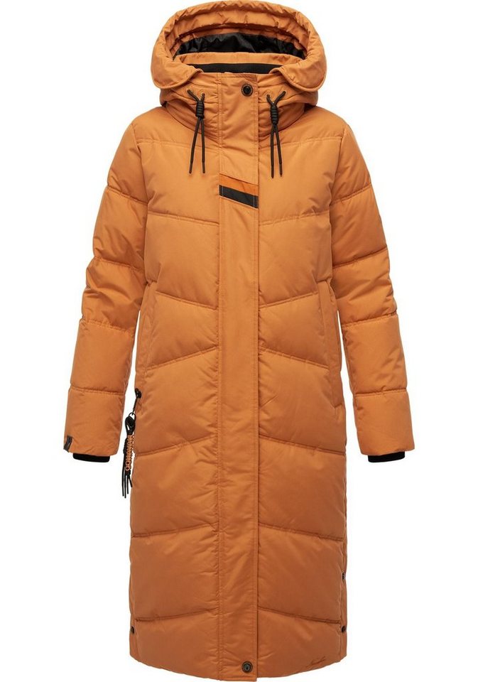 Navahoo Steppmantel Kuschelmausi Moderner Damen Wintermantel mit großer Kapuze von Navahoo