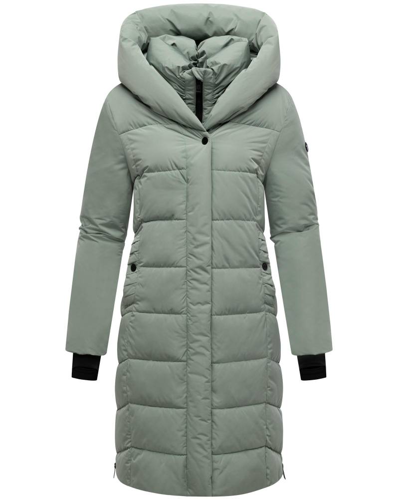 Navahoo Steppmantel "Laubzauber 14" gesteppter Damen Wintermantel mit abnehmbarem Kragen-Einsatz von Navahoo