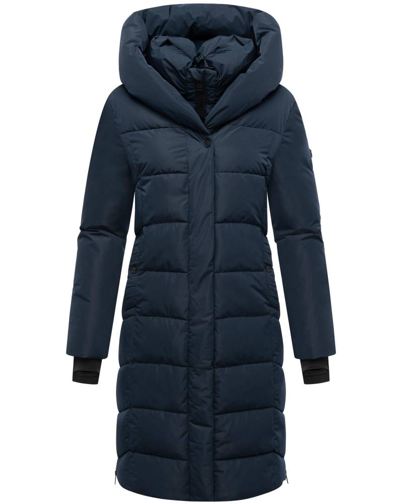 Navahoo Steppmantel "Laubzauber 14" gesteppter Damen Wintermantel mit abnehmbarem Kragen-Einsatz von Navahoo